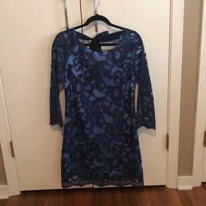 Lilly Pulitzer blue Crochet Dress